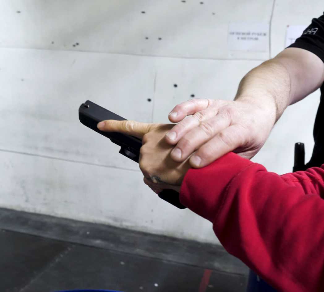 Man with gun